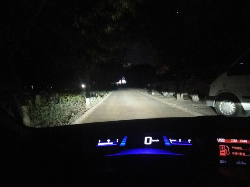 北极星车灯改造,北极星改灯图片