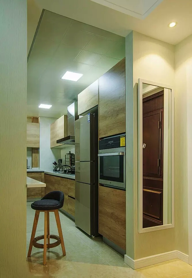 北欧宜家风格吊顶效果图 (北欧简约风格灯池)