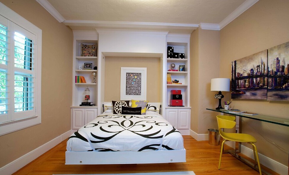 看到这么多的隐形床，头一次知道原来隐形床还可以这样设计