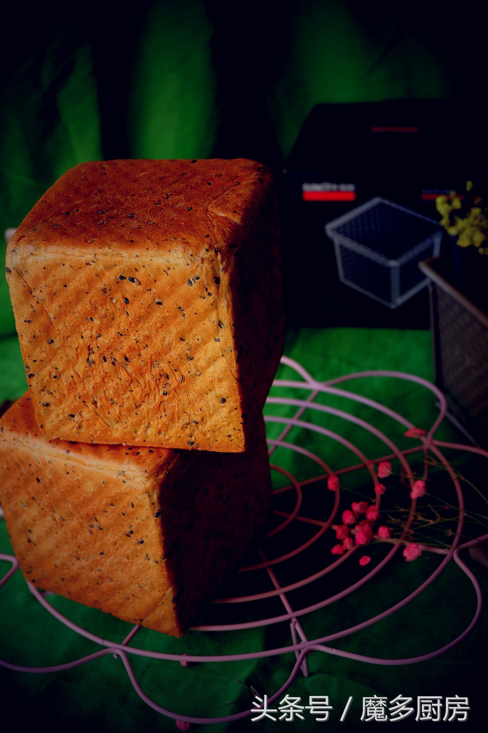 自家做不含黄油的吐司面包,想吃夹心小面包