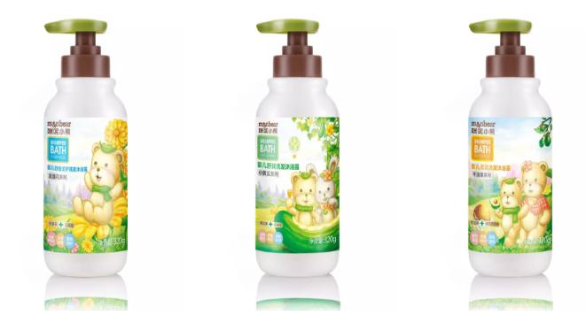 儿童氨基酸洗发沐浴套装,婴儿氨基酸洗发沐浴露全棉时代