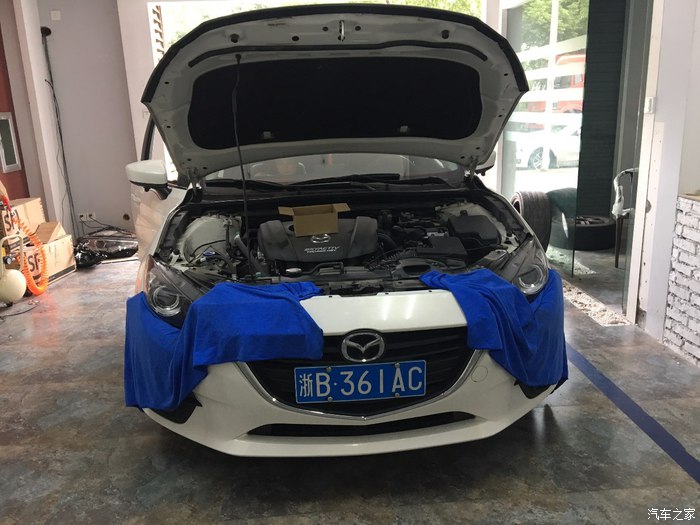 昂克赛拉车灯改日行灯,昂克赛拉改海拉5详细教程