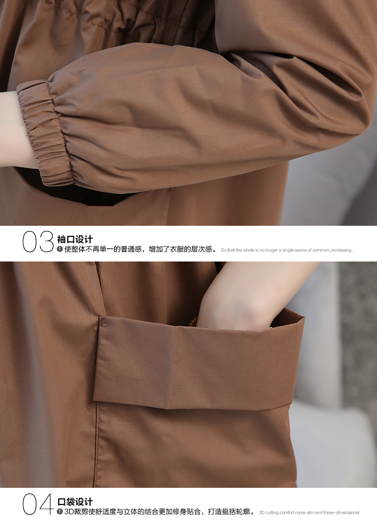 秋冬风衣女款中长款时尚款韩版,韩版风衣外套女中长款洋气大方