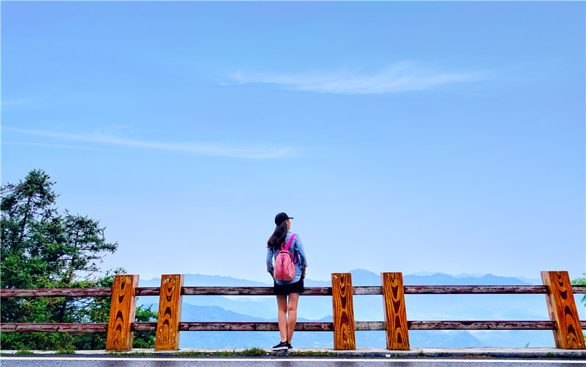 九华山天台景区航拍,九华山天台明月