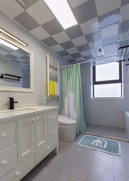 120平现代简约暖色系,120现代简约风三居室图片