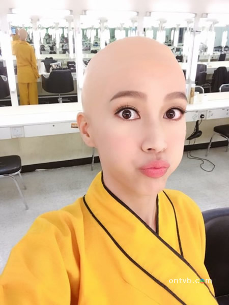 tvb女艺人光头,tvb女明星模仿