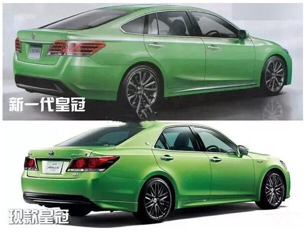 16代丰田皇冠设计图,全新丰田皇冠颠覆设计