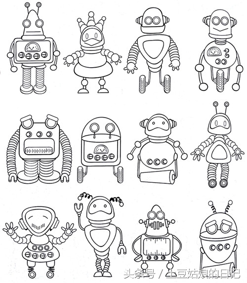 简笔画初学幼儿5-6岁人物,简笔画大全小孩在做作业的场景