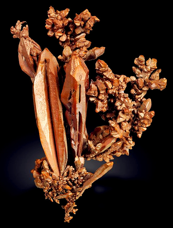 奇妙的矿物世界自然铜,矿物世界自然铜