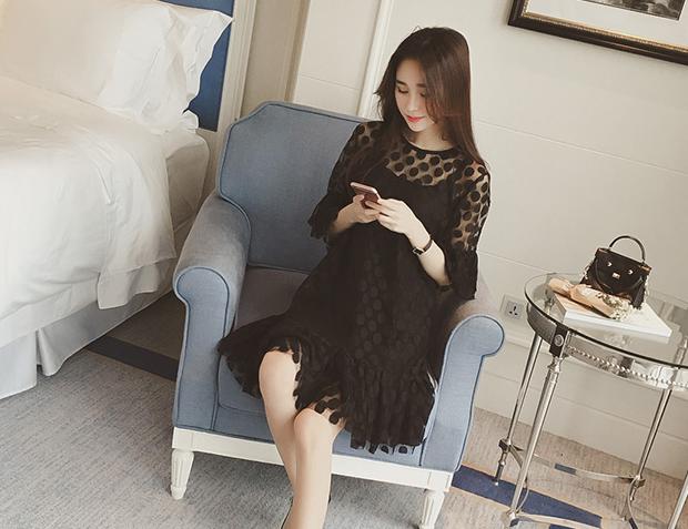 连衣裙大码宽松不收腰,大码冬季慵懒感连衣裙