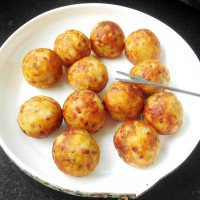 你想象不到有多好吃,胡萝卜土豆丸子素丸子怎么炸