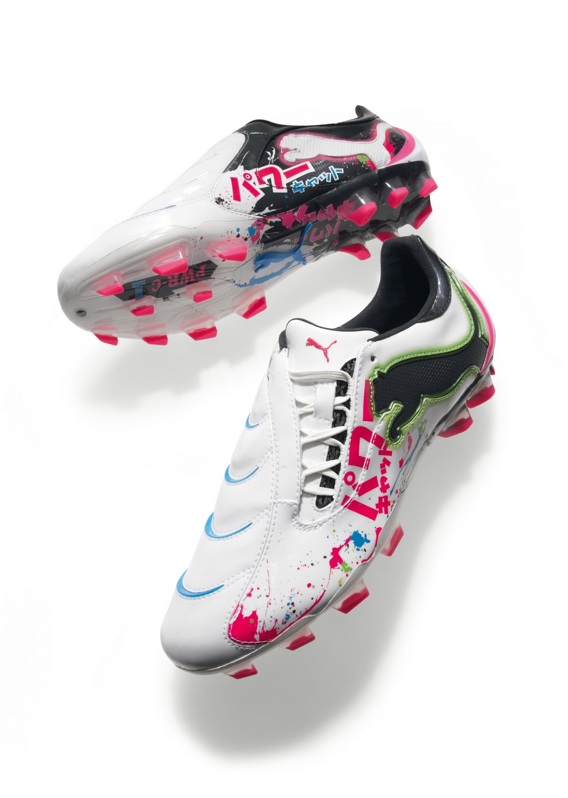 粉色足球鞋高帮全部都是粉红的,好看且实战好的足球鞋