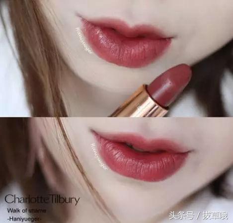 黄皮玫瑰色口红,兰蔻黄皮显白口红秋冬