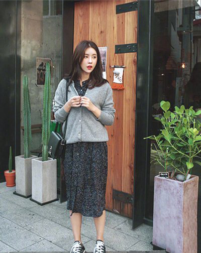 秋冬穿搭韩系氛围感裙子,秋冬裙子怎么搭好看