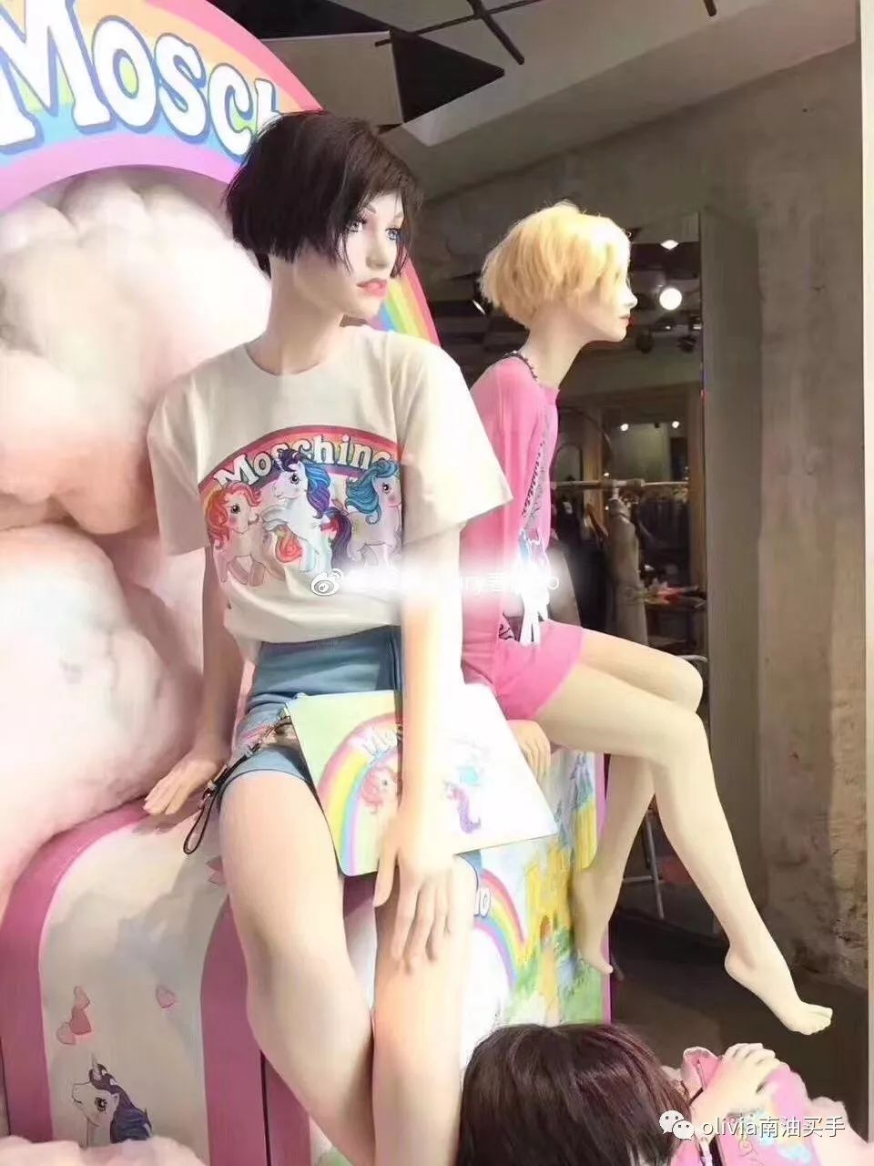 moschinot恤必买款,moschino很清新的一款t恤