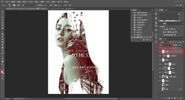 ps双重曝光的混合选项设置,ps双重曝光完整教程步骤