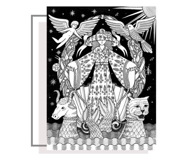 gucci日系插画,gucci限量版插画