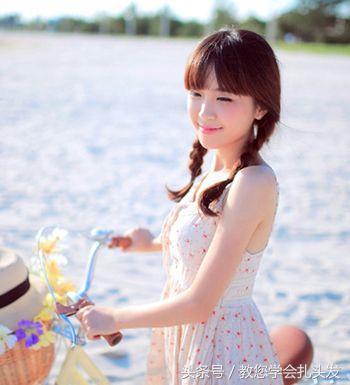 女孩必学的一款编发知性优雅大方,上街编发图片