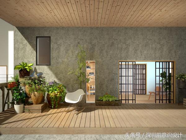 治愈系北欧风格装修效果图,北欧日式原木