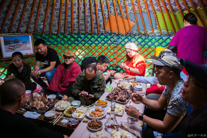 草原金秋美景图片,蓝天白云大草原的美图