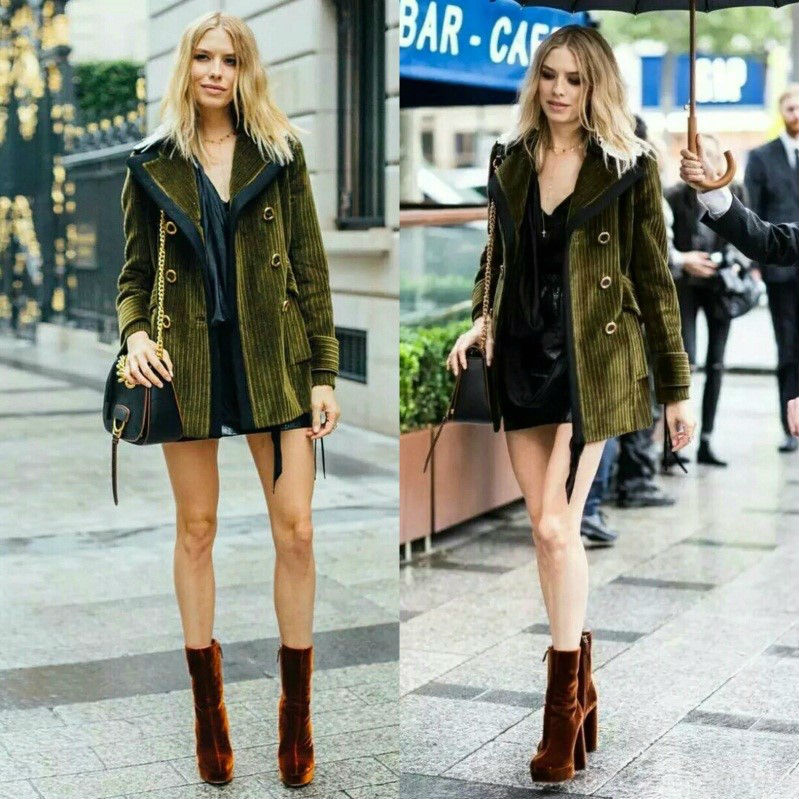 复古面料搭配流行元素,复古面料崛起穿出摩登年代感