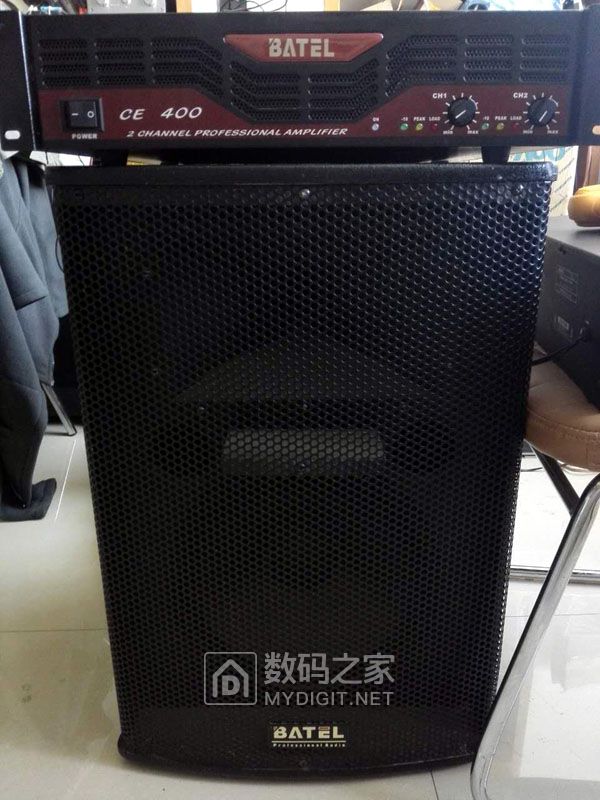 维修BATELCE400专业大功率功放，解决LOAD红灯报警故障问题