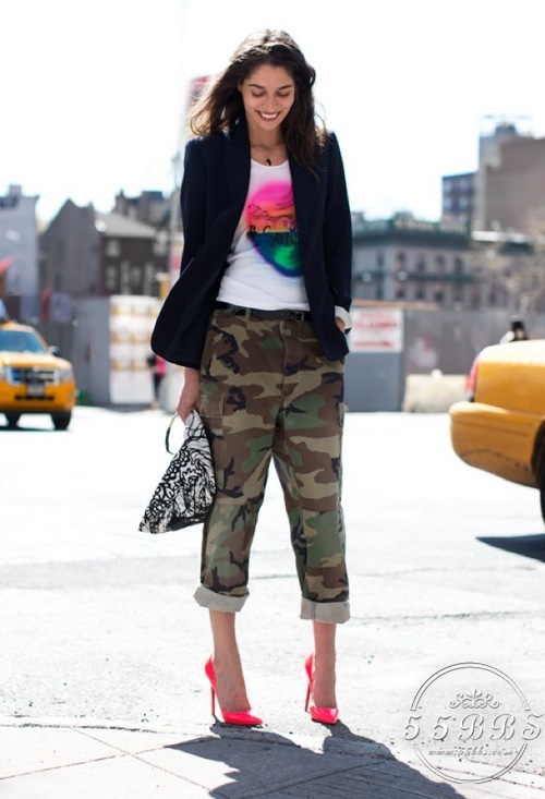 为了吸引宋老公我把所有迷彩单品都穿了个遍！