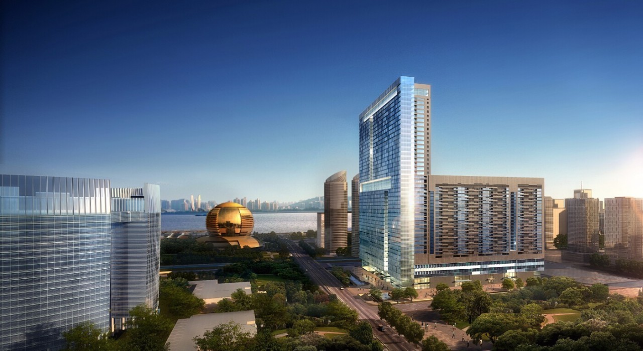 5个足球场大的巨墙，原来装下了杭州最美的“日月同辉”