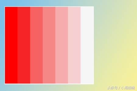 css3新增颜色属性有哪些,css3背景颜色对半梯形两种颜色