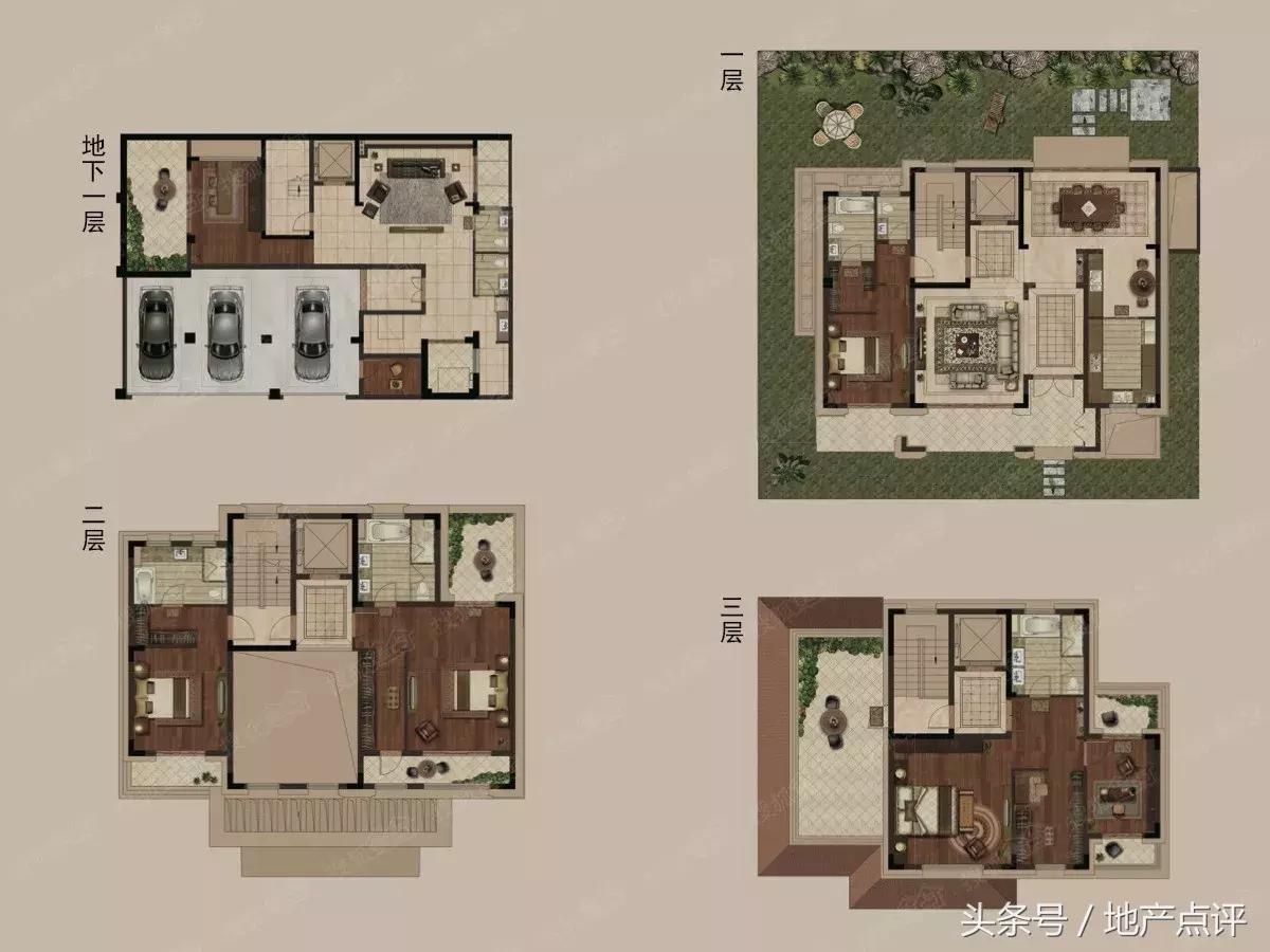 开间10.6米进深8.5米,开间10.6米进深10.5米一层