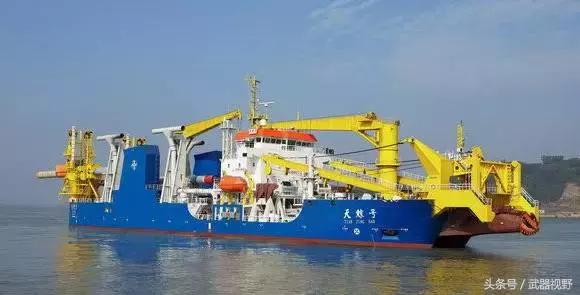 中国在这个领域毫不谦虚：刚刚世界最强“造岛神器”下水！