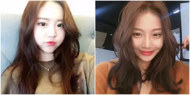 刘海图片女显脸小,有刘海扎发显脸小