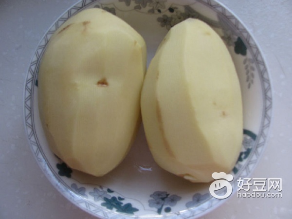 制作炸薯条半成品美食,自制美食炸薯条