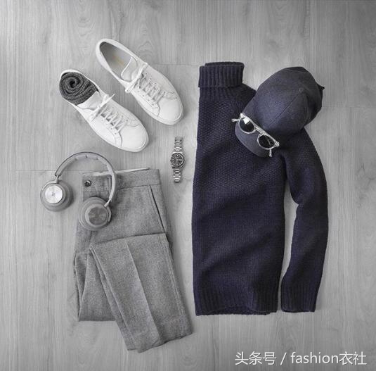 男生高领毛衣穿搭推荐,穿毛衣的季节又来了男生穿搭