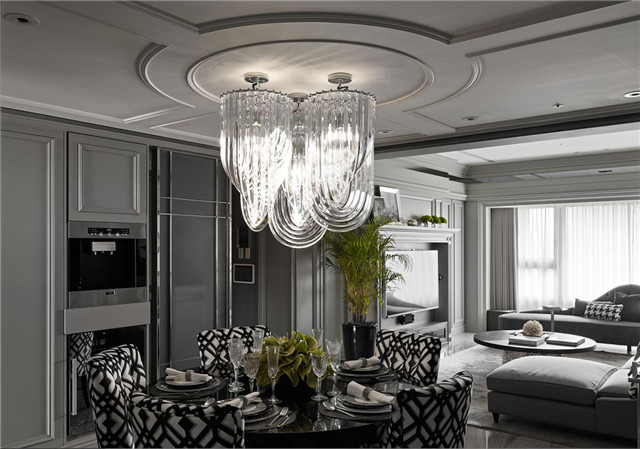 135平四室两厅现代轻奢装修风格,唐山107平米小户型装修风格