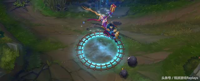 英雄联盟金克丝情人节皮肤视频,冰雪圣诞金克丝