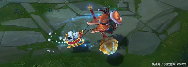 英雄联盟金克丝情人节皮肤视频,冰雪圣诞金克丝