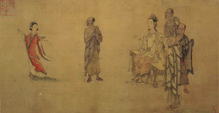 宋刘松年山水画精品欣赏,宋画四大家作品欣赏