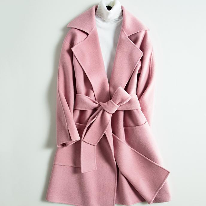 150小个子高档呢大衣修身款,优雅女人呢大衣