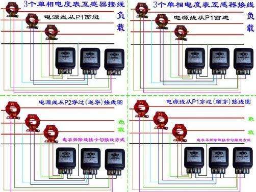 电工必备知识——常用公式单双控开关、电表、断路器接触器接线图