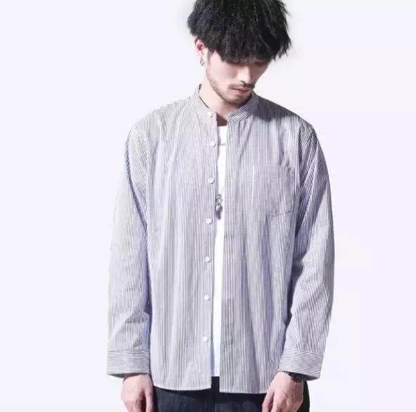 165到170偏瘦男士商务衬衫,衬衫男秋冬宽松慵懒风外穿潮