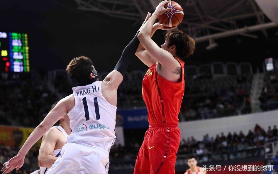 中国男篮残阵客场完胜韩国比分,中国男篮获胜巴林