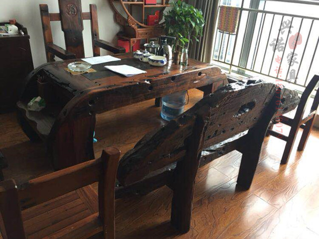 老船木茶桌图片大全,老船木茶桌的制作全过程视频