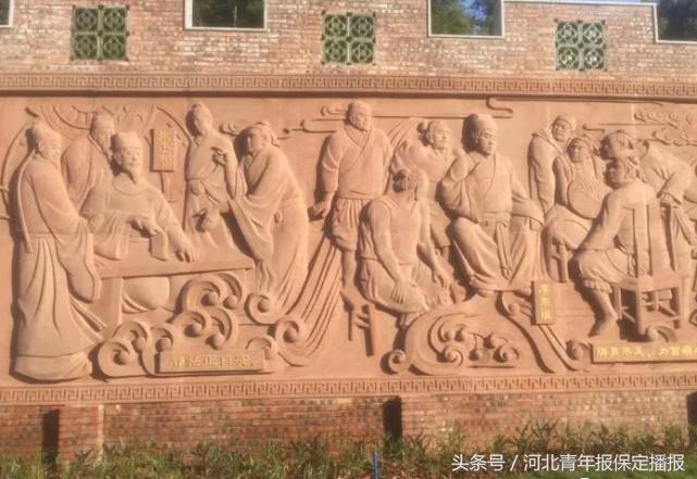 保定曲阳做的这个浮雕破了世界纪录有7个篮球场那么大