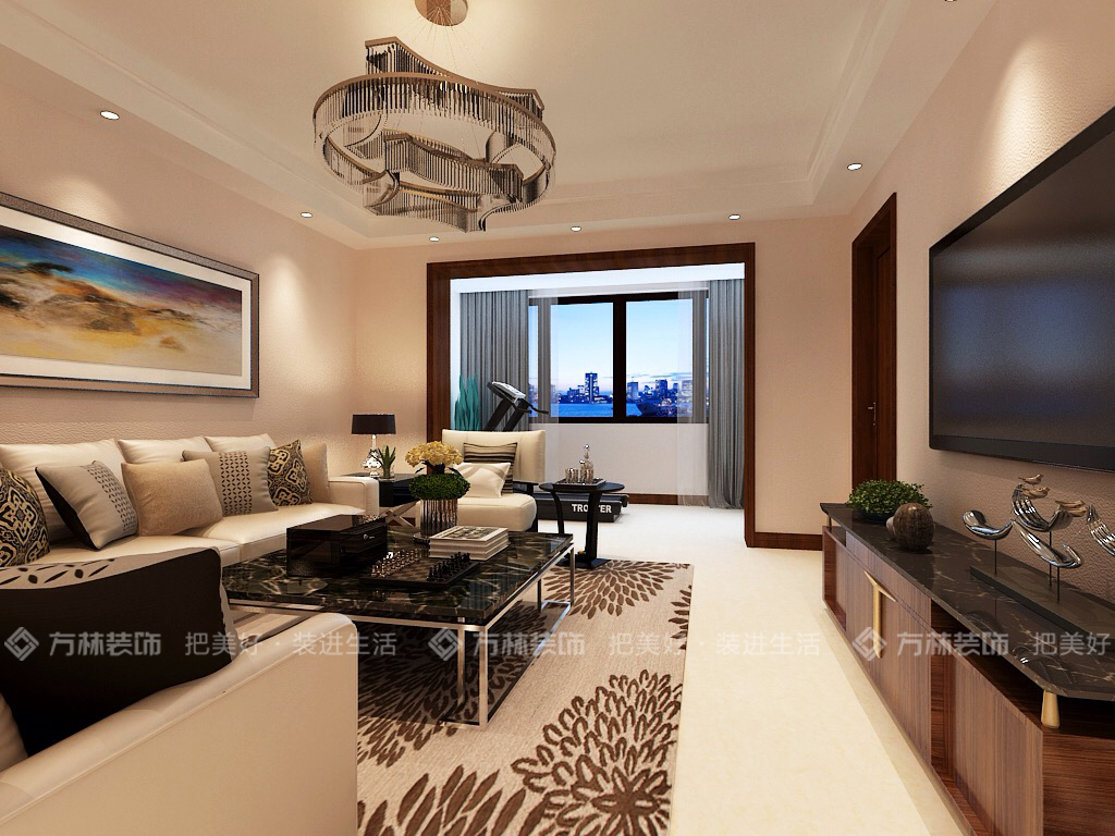 沈阳五十五平老房装修,沈阳世茂新五里河装修效果图