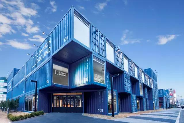 集装箱建筑商业街,创意集装箱建筑