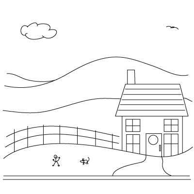 儿童圣诞树与圣诞老人简笔画,小学生简笔画带英语单词圣诞树