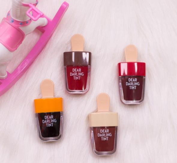 爱丽小屋牛奶巧克力唇釉,爱丽小屋darlingtint试色