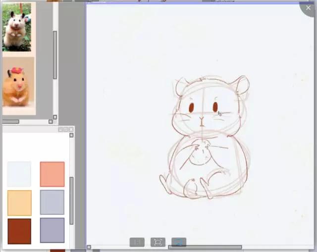 两笔就能画的简简单单的小仓鼠,怎么才能很好的画出小仓鼠