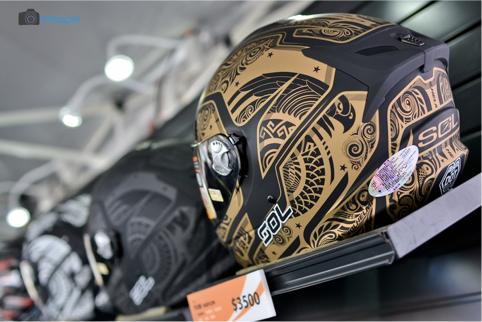 南台车展【SOL/ASTONE/THH】多款彩绘头盔亮相